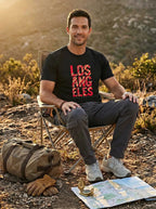 T-Shirt Los Angeles Retro 2  T-Shirt ROAM OUTDOOR