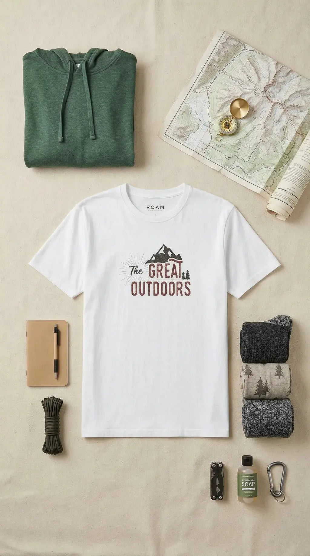 T-Shirt The Great Outdoors  T-Shirt ROAM OUTDOOR