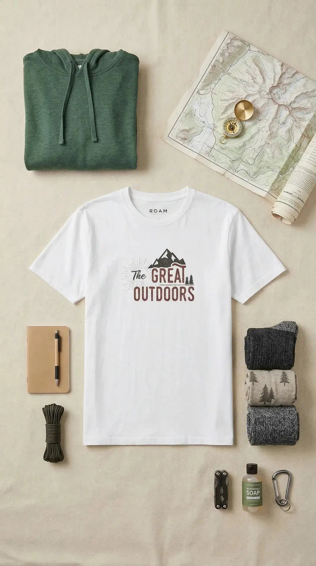T-Shirt The Great Outdoors  T-Shirt ROAM OUTDOOR