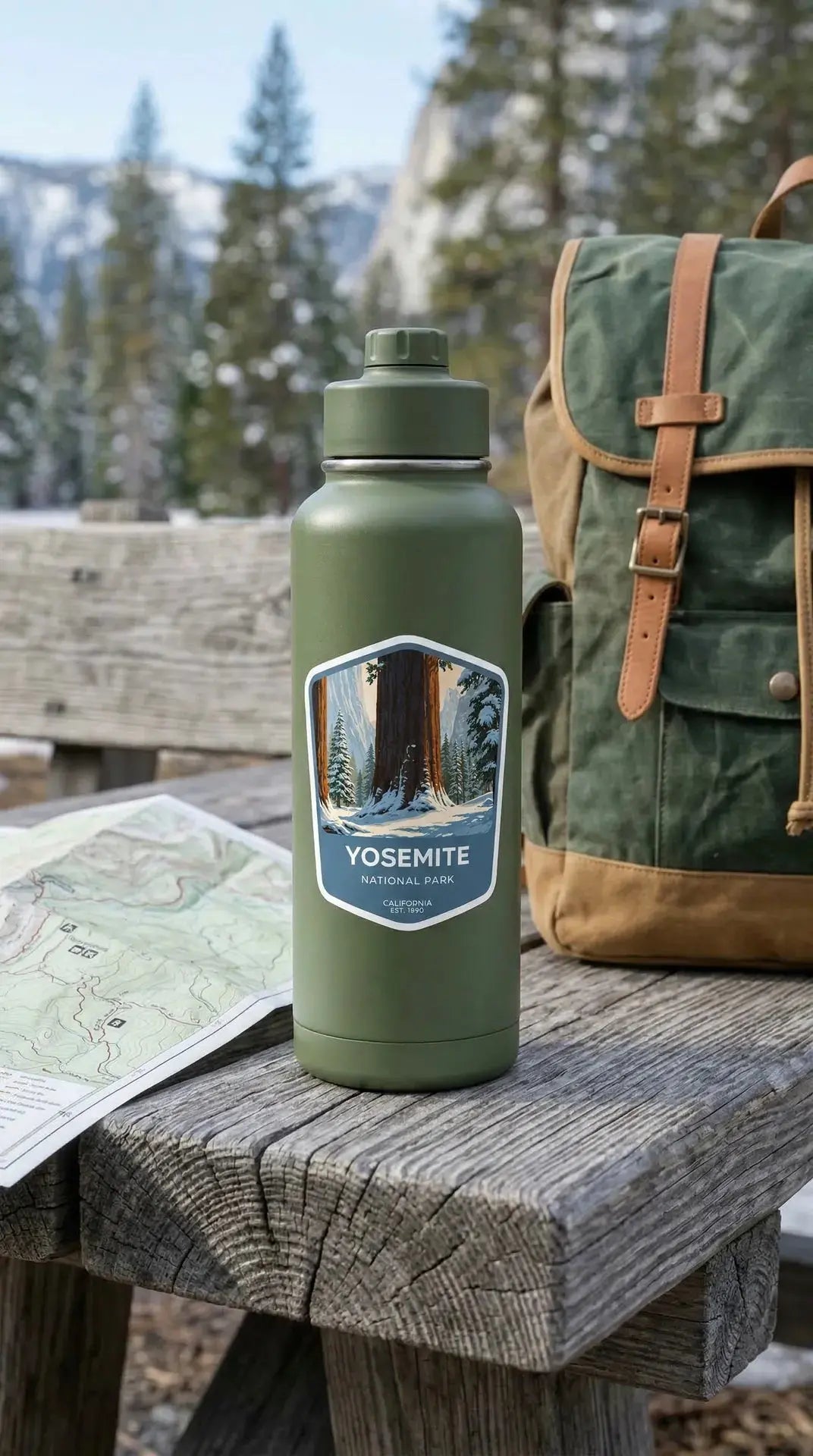 Yosemite National Park Sticker  Paper products ROAM OUTDOOR