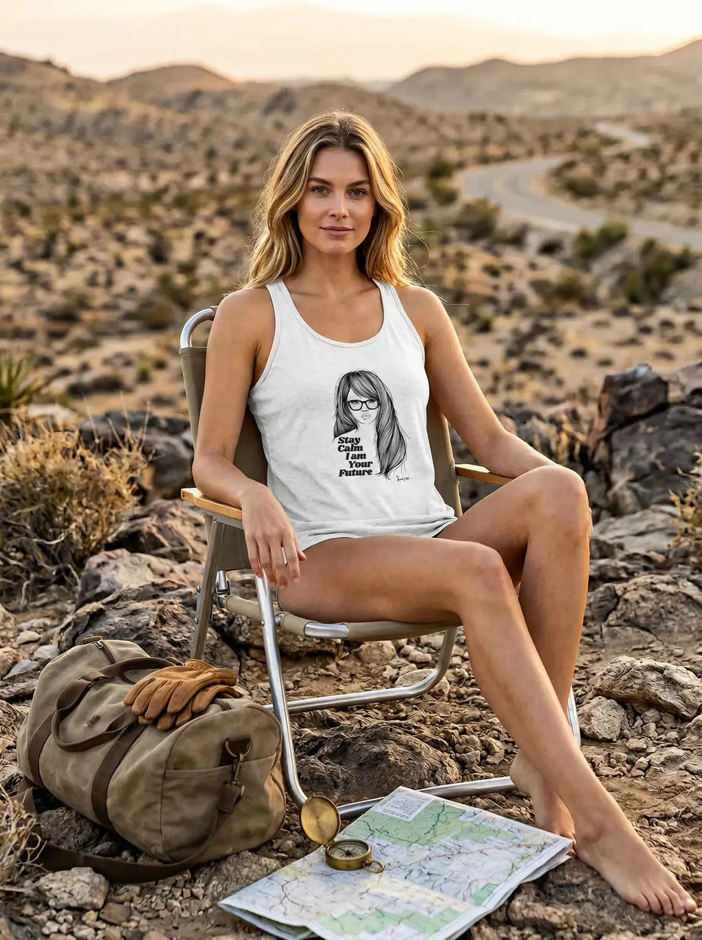 Signature Collection - Women - Racerback Tank  Tank Top ROAM OUTDOOR