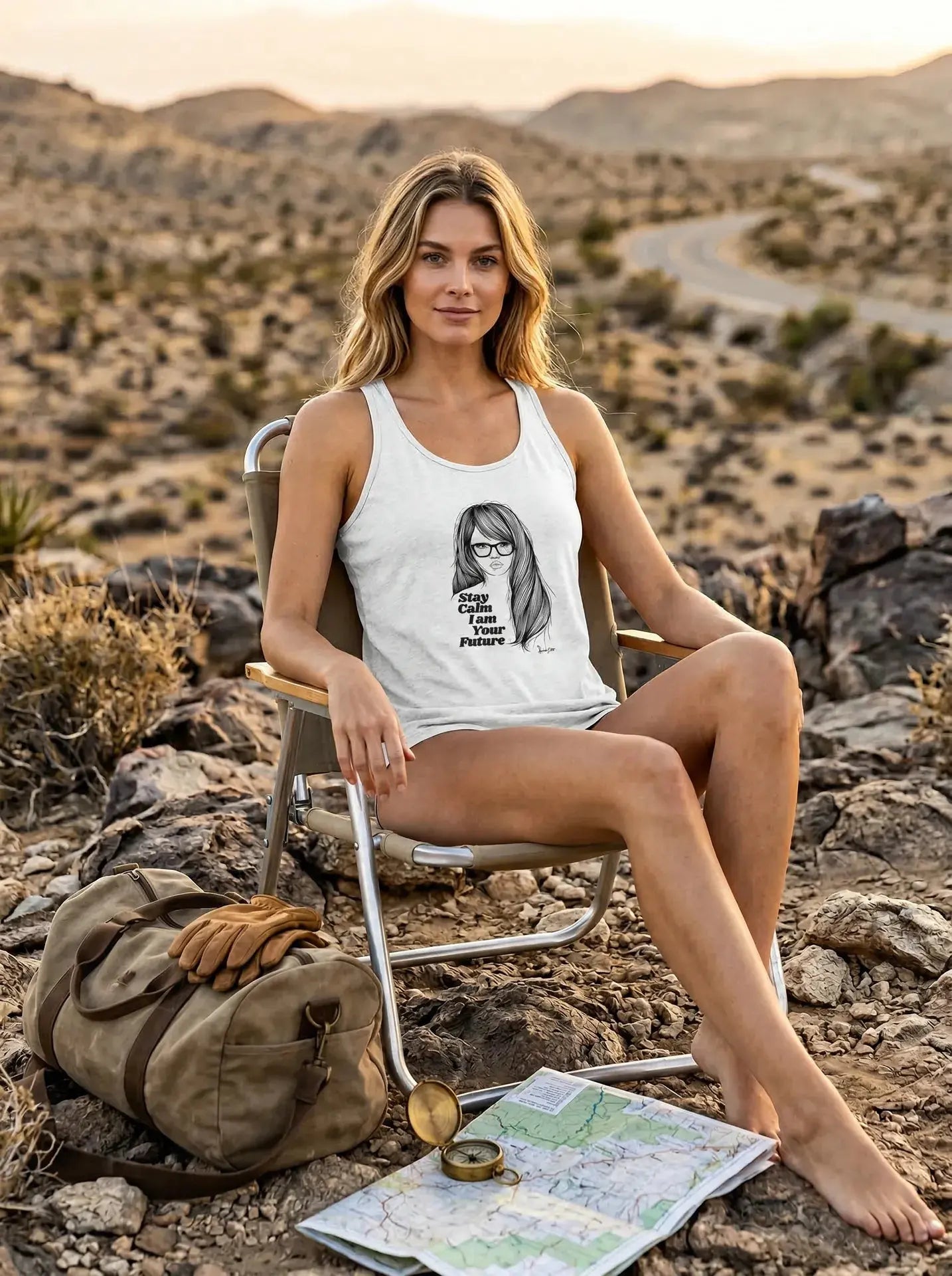 Signature Collection - Women - Racerback Tank  Tank Top ROAM OUTDOOR