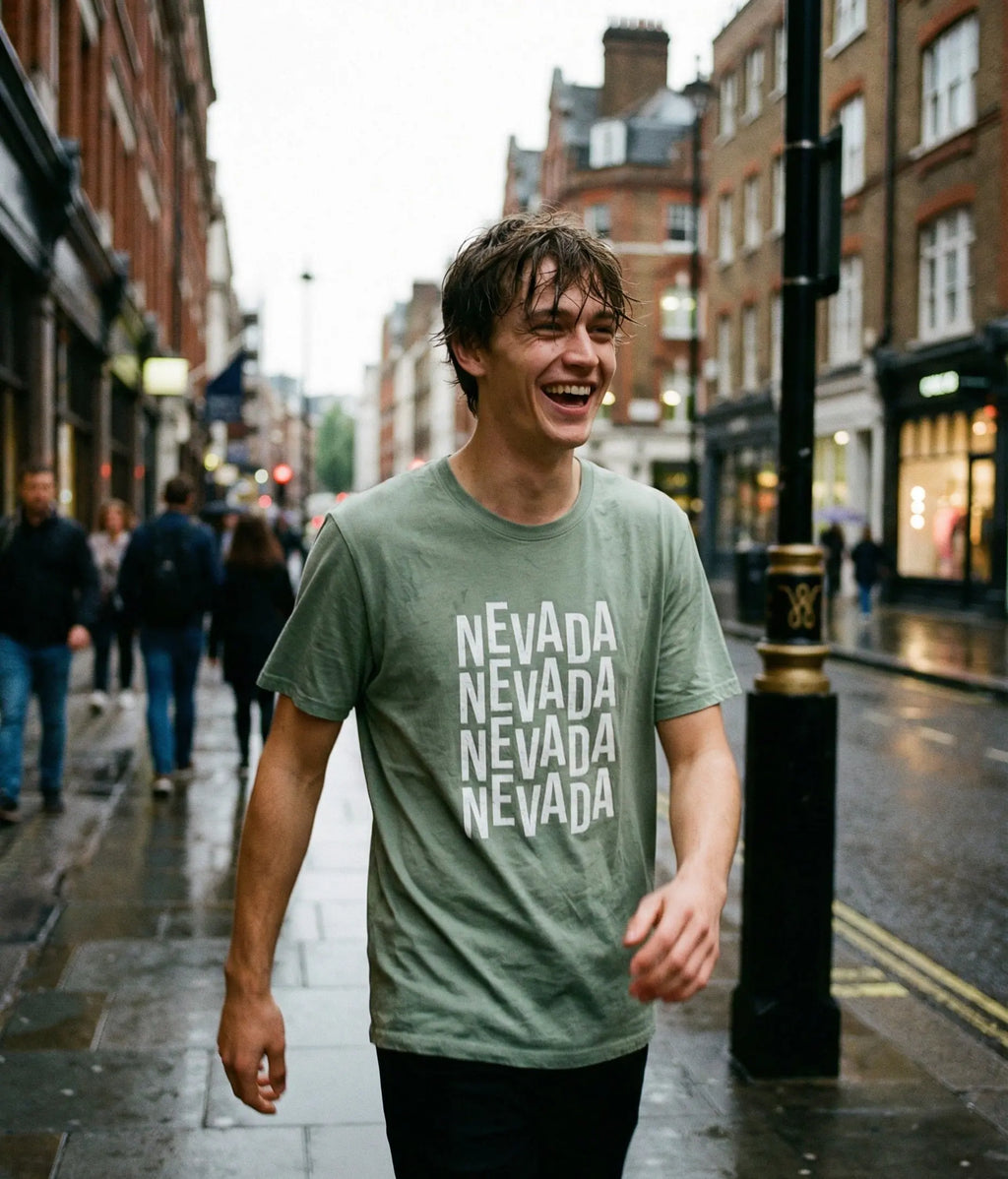 T-Shirt Nevada Typo  T-Shirt ROAM OUTDOOR